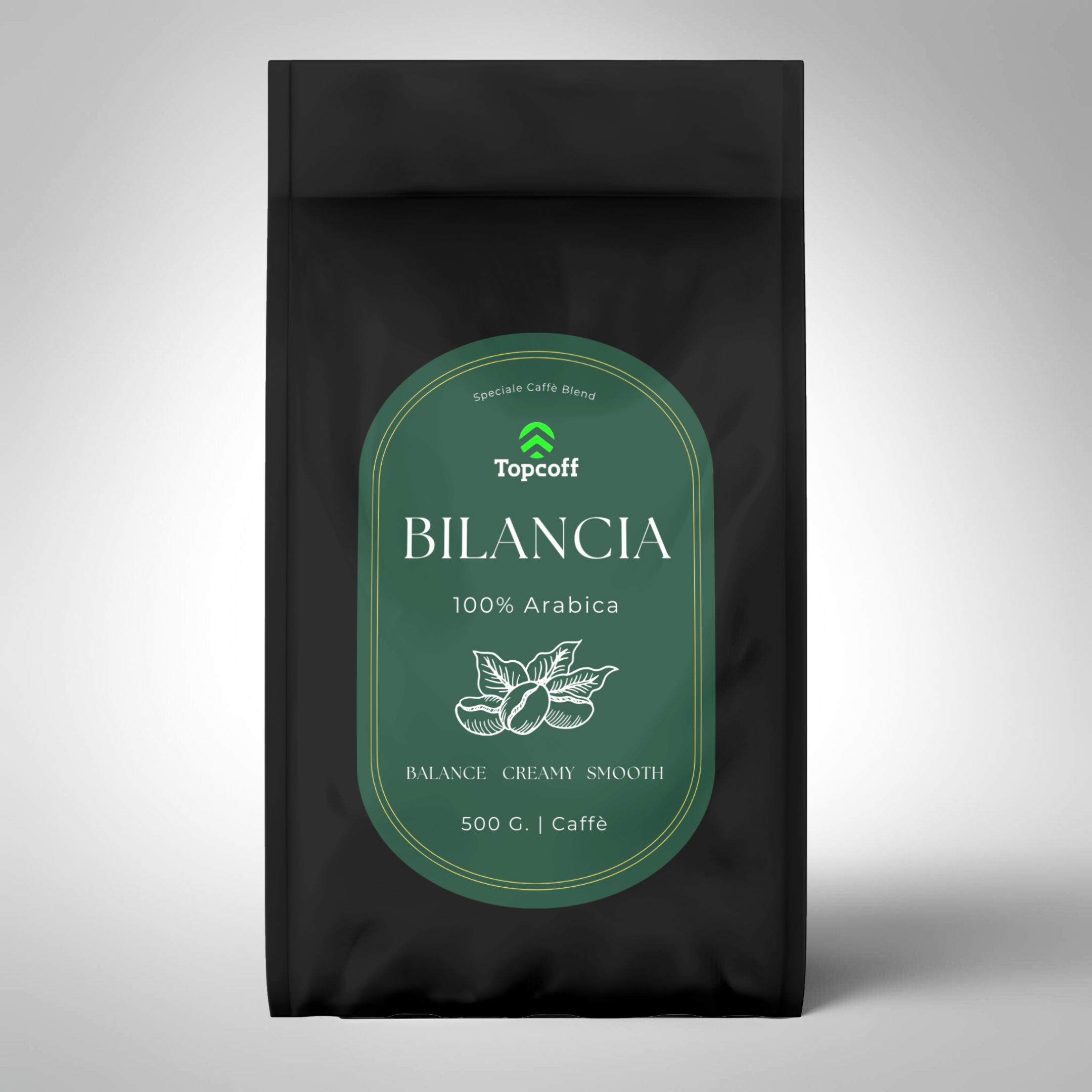 บรรจุภัณฑ์เมล็ดกาแฟ Fresco ดีไซน์พรีเมียม