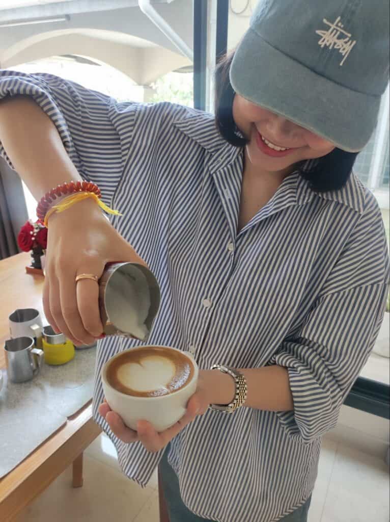 บรรยากาศคอร์สเรียนลาเต้อาร์ต