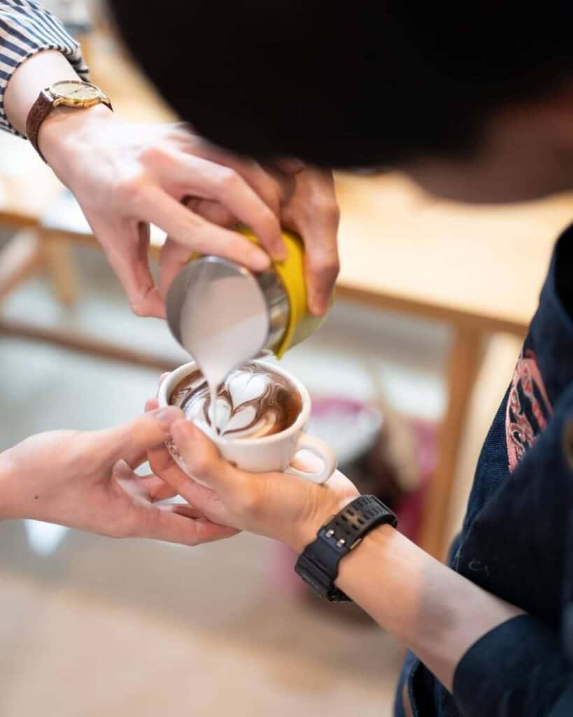 บรรยากาศการเรียนลาเต้อาร์ต